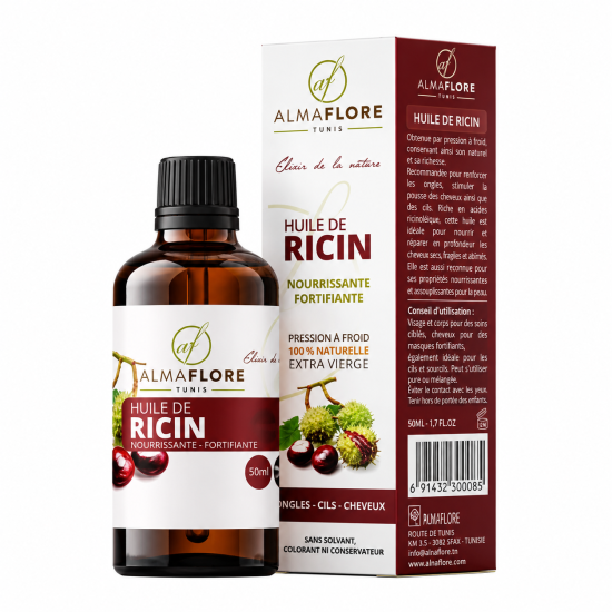 ALMAFLORE - HUILE DE RICIN 50ML