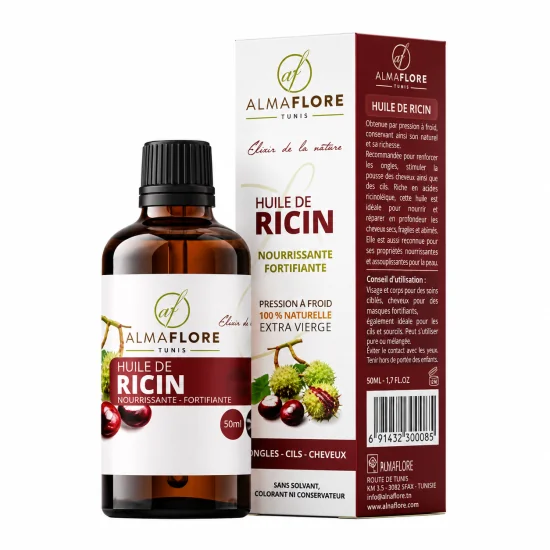 ALMAFLORE - HUILE DE RICIN 50ML