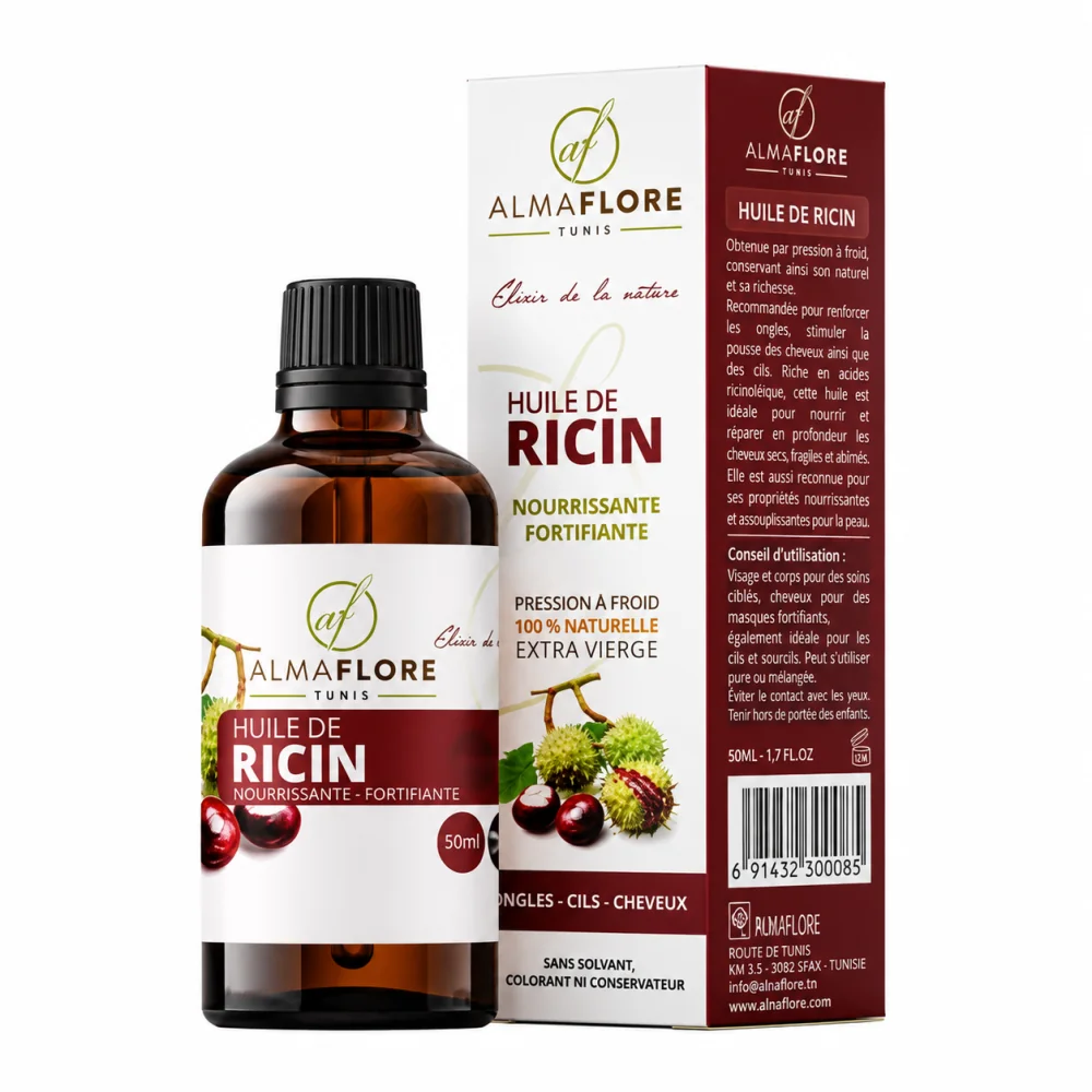 ALMAFLORE - HUILE DE RICIN 50ML