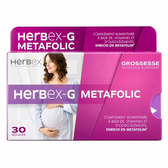 HERBEX G METAFOLIQUE 30 GELULES pour Femmes