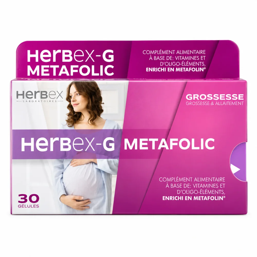 HERBEX G METAFOLIQUE 30 GELULES pour Femmes
