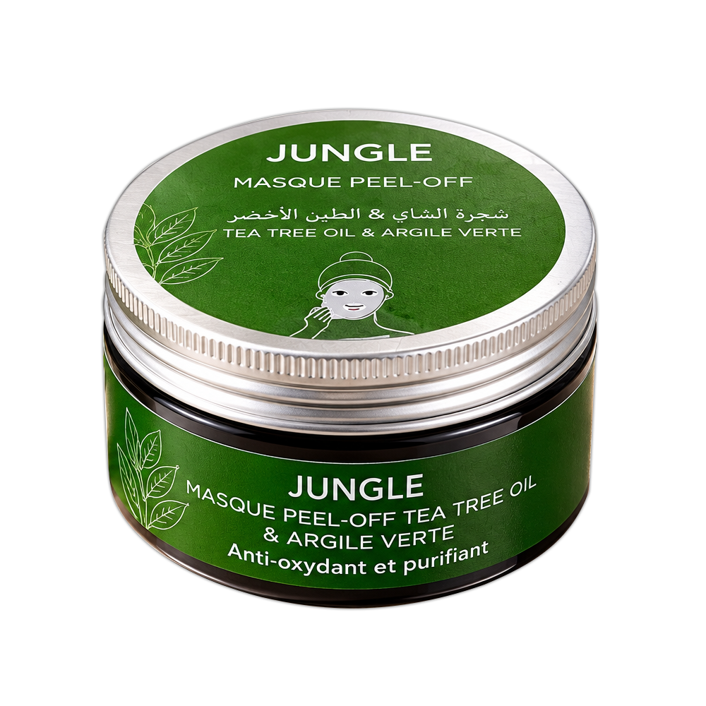 JUNGLE - MASQUE PEEL OFF TEA TREE OIL & ARGILE VERTE
