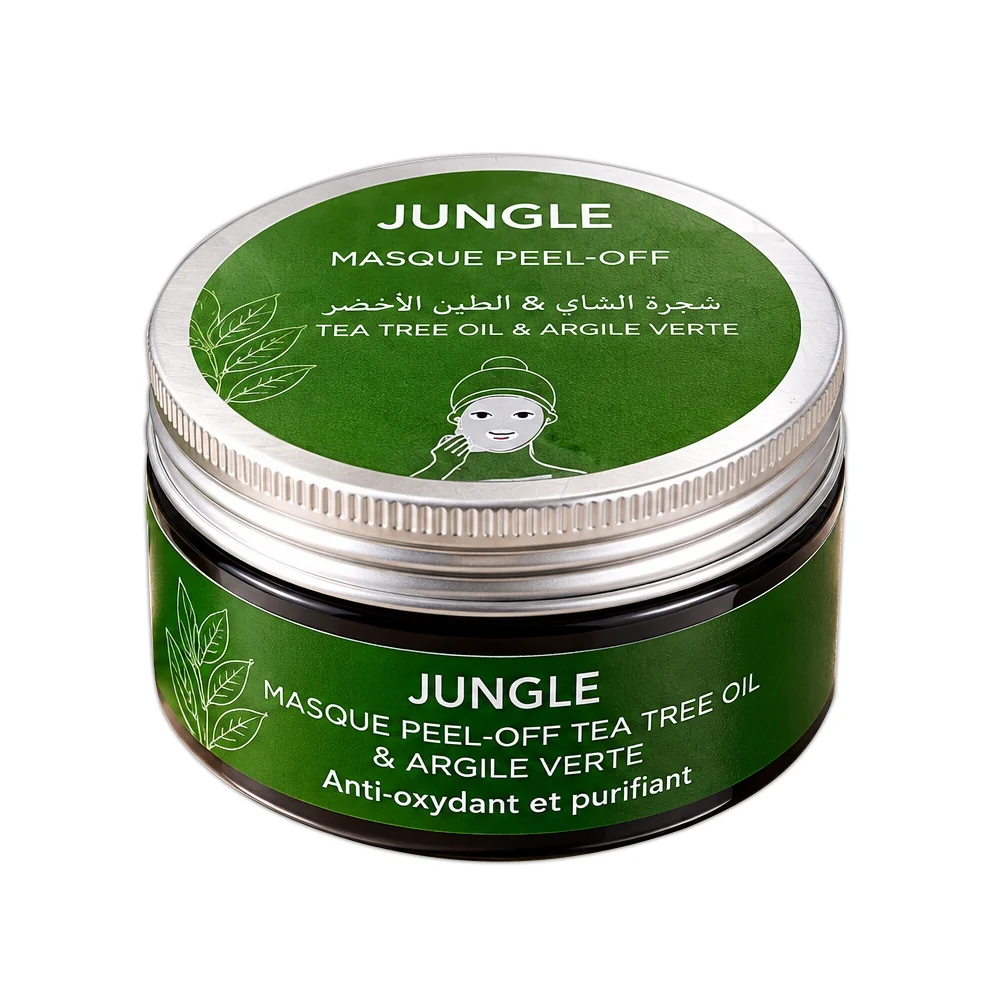 JUNGLE - MASQUE PEEL OFF TEA TREE OIL & ARGILE VERTE
