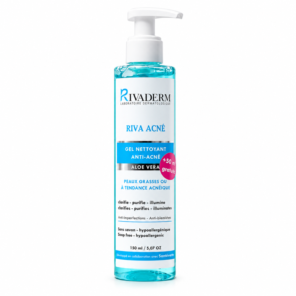 RIVADERM RIVA ACNE - GEL NETTOYANT SANS SAVON 150ML