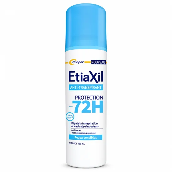 ETIAXIL - DÉODORANT ANTI-TRANSPIRANT PROTECTION 72H PEAUX SENSIBLES 150 ML