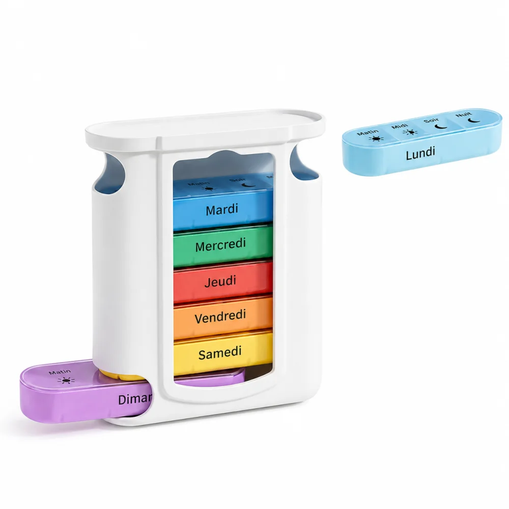 OPTIMAX - PILULIER HEBDOMADAIRE 4 PRISES