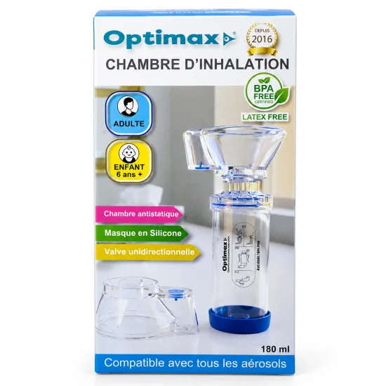 OPTIMAX - CHAMBRE D'INHALATION 180ML