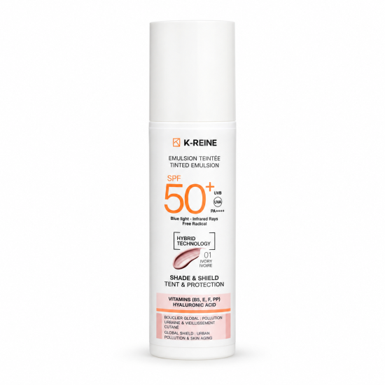 K-REINE - EMULSION TEINTE IVORY 01 UV PROTECT SPF50+ 50ML