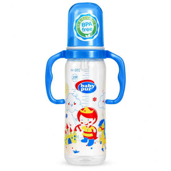 BABY PUR - BIBERON AVEC ANSE 250ML