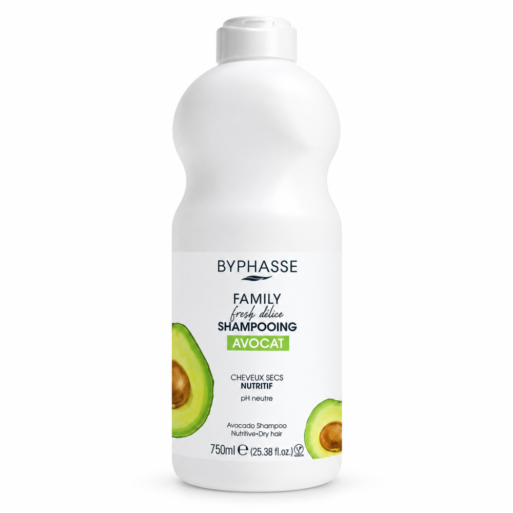 BYPHASSE FAMILY - SHAMPOOING AVOCAT CHEVEUX SECS 750ML