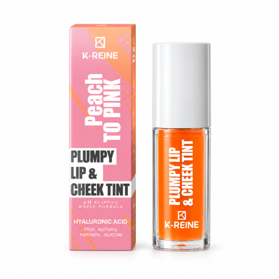 K-REINE - PLUMPY LIP CHEEK TINT PEACH TO PINK 6ML