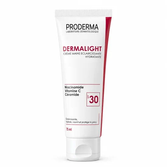 PRODERMA DERMALIGHT - CREME MAINS ECLAIRCISSANTE SPF30 75ML