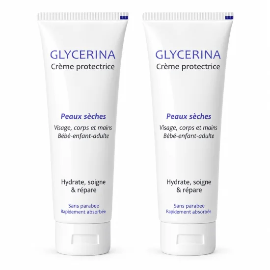 LOT DE 2 GLYCERINA CREMES HYDRATANTES