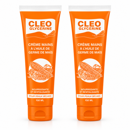 LOT DE 2 OLEOGLYCERINE CREMES MAINS 100ML