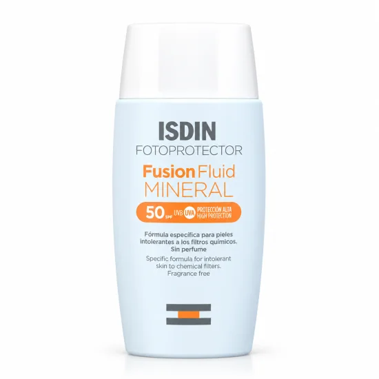 ISDIN ECRAN SOLAIRE FUSION FLUIDE MINÉRAL SPF50+ 50ML pour Beauté