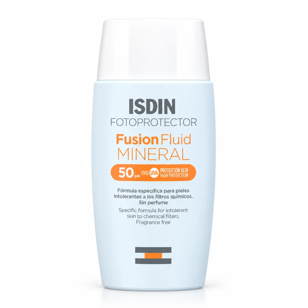 ISDIN ECRAN SOLAIRE FUSION FLUIDE MINÉRAL SPF50+ 50ML pour Beauté