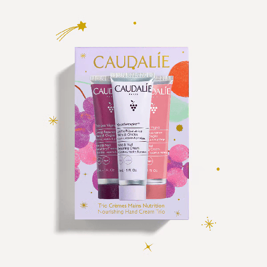 CAUDALIE - TRIO CREMES MAINS NUTRITION