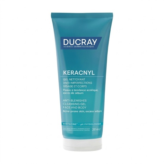 DUCRAY KERACNYL GEL MOUSSANT 200ML pour Beauté
