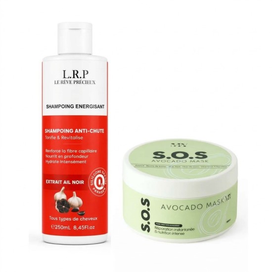 PACK - LRP SHAMPOOING ANTI CHUTE + SOS MASQUE