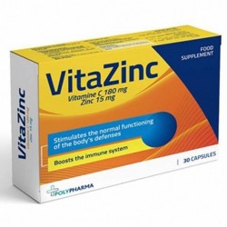 VITAZINC - Vitamine C 180 Mg - Zinc 15 Mg
