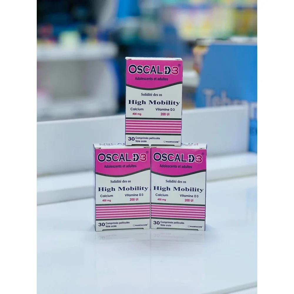 OSCAL D3 30 GÉLULES pour Compléments Alimentaires