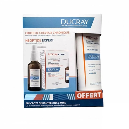 DUCRAY NEOPTIDE EXPERT SÉRUM 2X50ML + SHAMPOING ANAPHASE+ 100ML OFF...