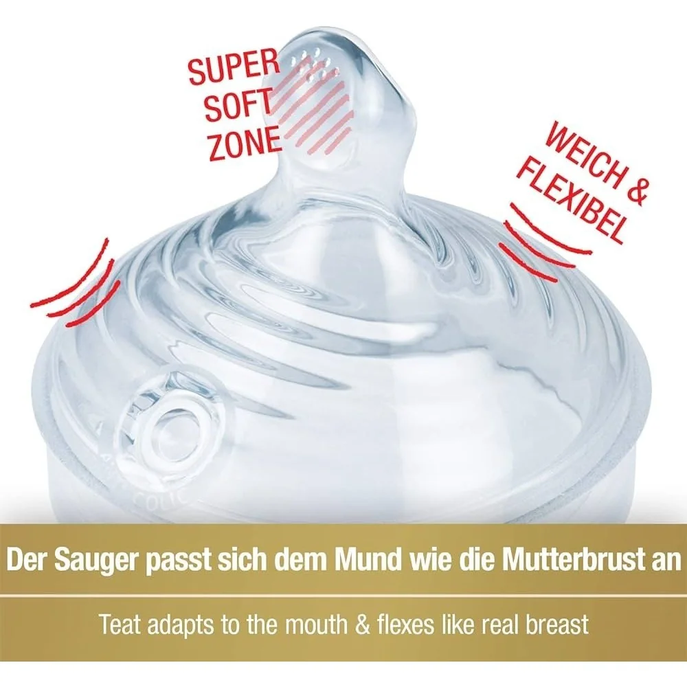 NUK NATURE SENSE 2 TÉTINES SILICONE TAILLE M pour Accueil