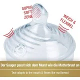 NUK NATURE SENSE 2 TÉTINES SILICONE TAILLE M pour Accueil