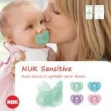 NUK SENSITIVE - SUCETTE SENSITIVE AVEC BOITE 6-18MOIS pour Accueil