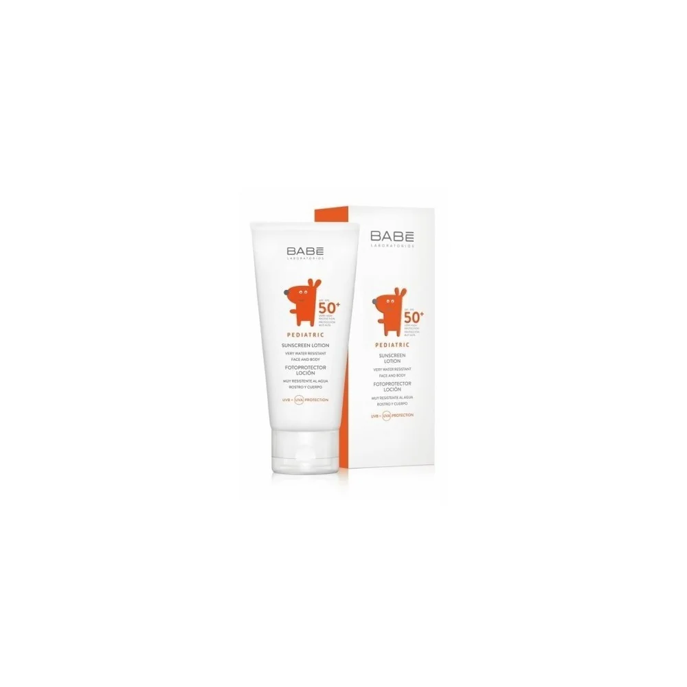 BABE PEDIATRIC CREME SOLAIRE LOTION SPF50+, 100 ML pour Accueil