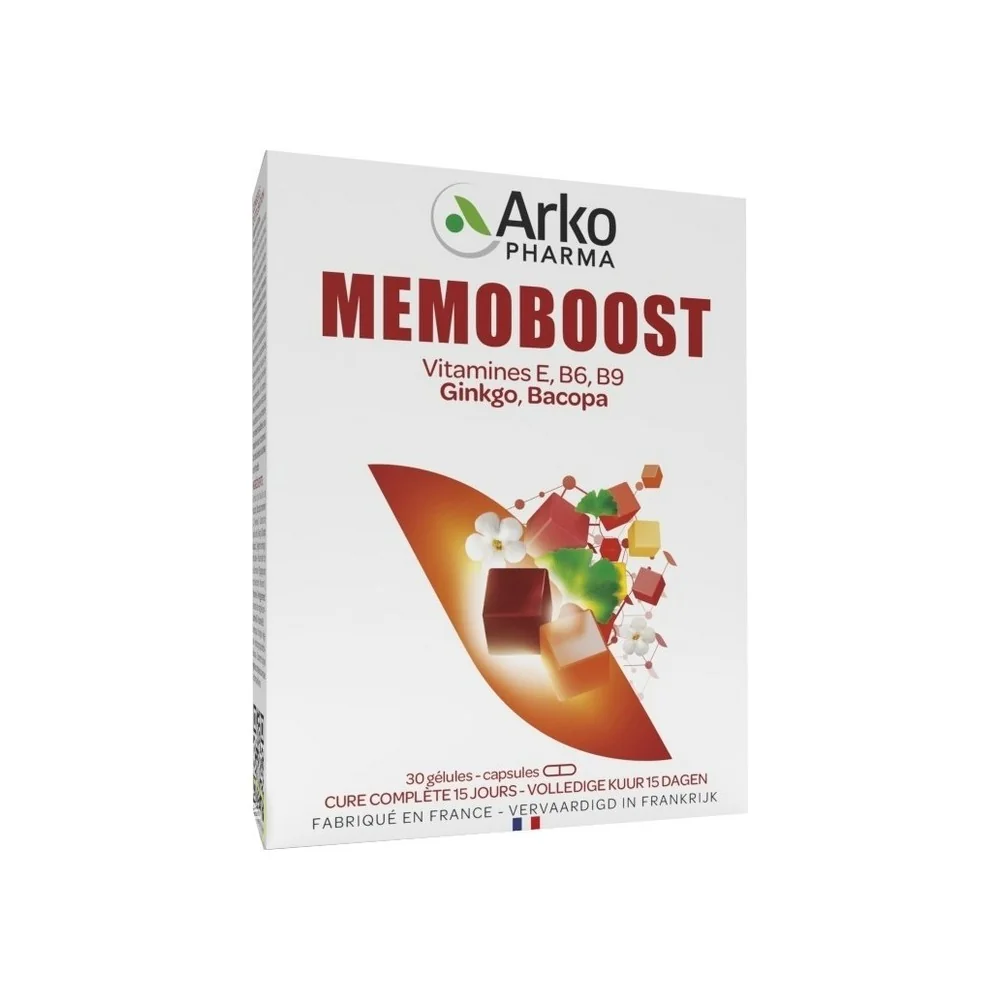 ARKOPHARMA MEMOBOOST 30 GELULES pour Compléments Alimentaires