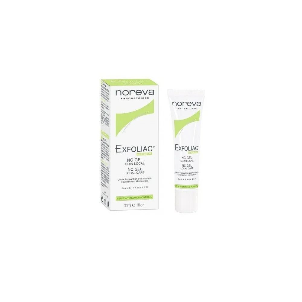NOREVA EXFOLIAC NC GEL SOIN LOCAL, 30ml pour Visage