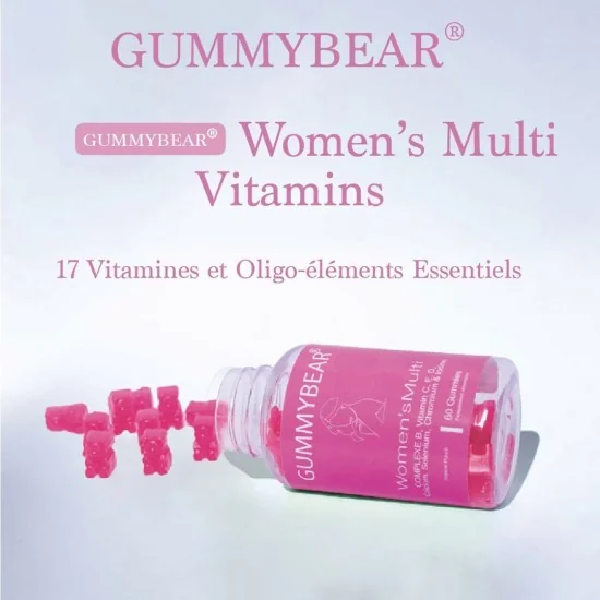 GUMMYBEAR WOMEN'S MULTI 60 GUMMIES pour Nos Promotions