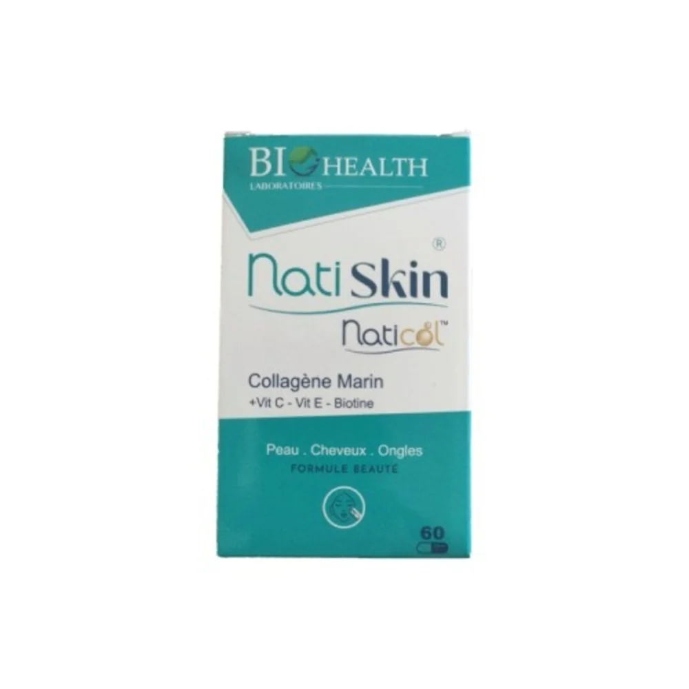 BIOHEALTH NATISKIN 60 GELULES pour Accueil