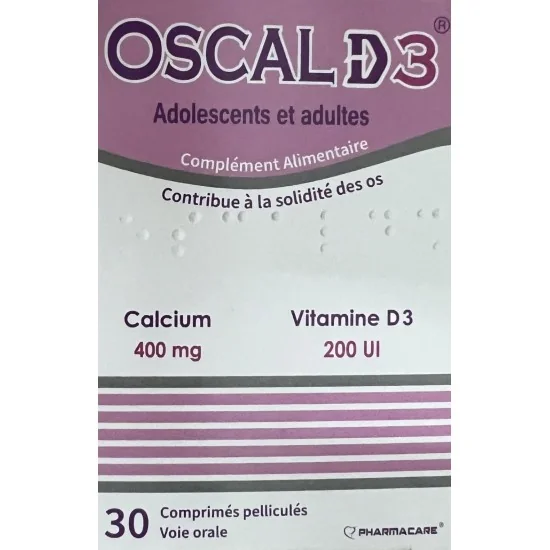 PHARMACARE OSCAL D3 BT30
