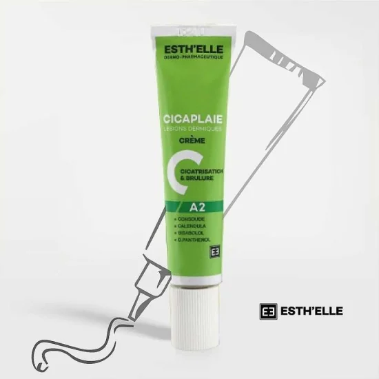 Crème cicatrisante - Esth'Elle Cicaplaie A2 - 15gr pour Femmes
