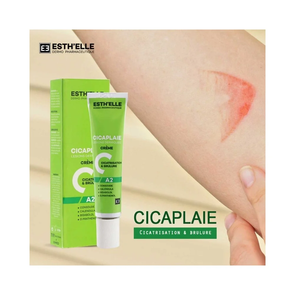 Crème cicatrisante - Esth'Elle Cicaplaie A2 - 15gr pour Femmes