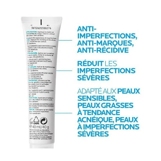 LA ROCHE POSAY EFFACLAR DUO (+) SPF 30 SOIN ANTI-IMPERFECTIONS pour...