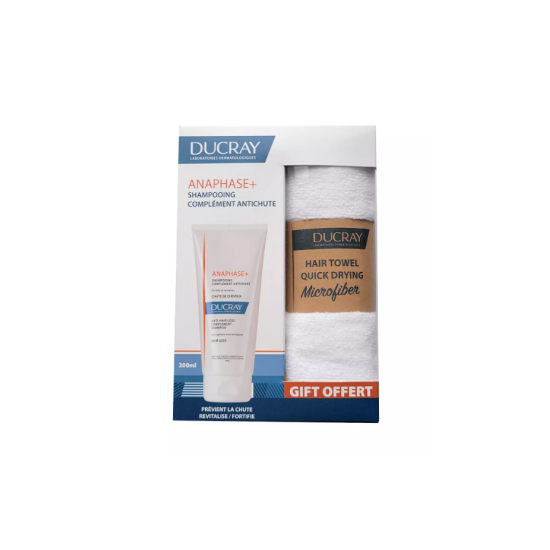 DUCRAY COFFRET ANAPHASE + SHAMPOOING 200ML + SERVIETTE OFFERTE pour...