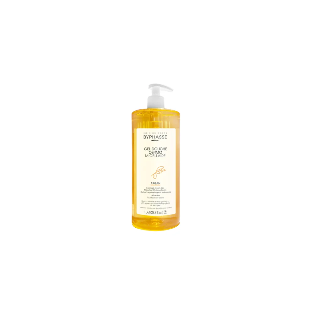 BYPHASSE GEL DOUCHE DERMO MICELLAIRE ARGAN 1L pour Femmes