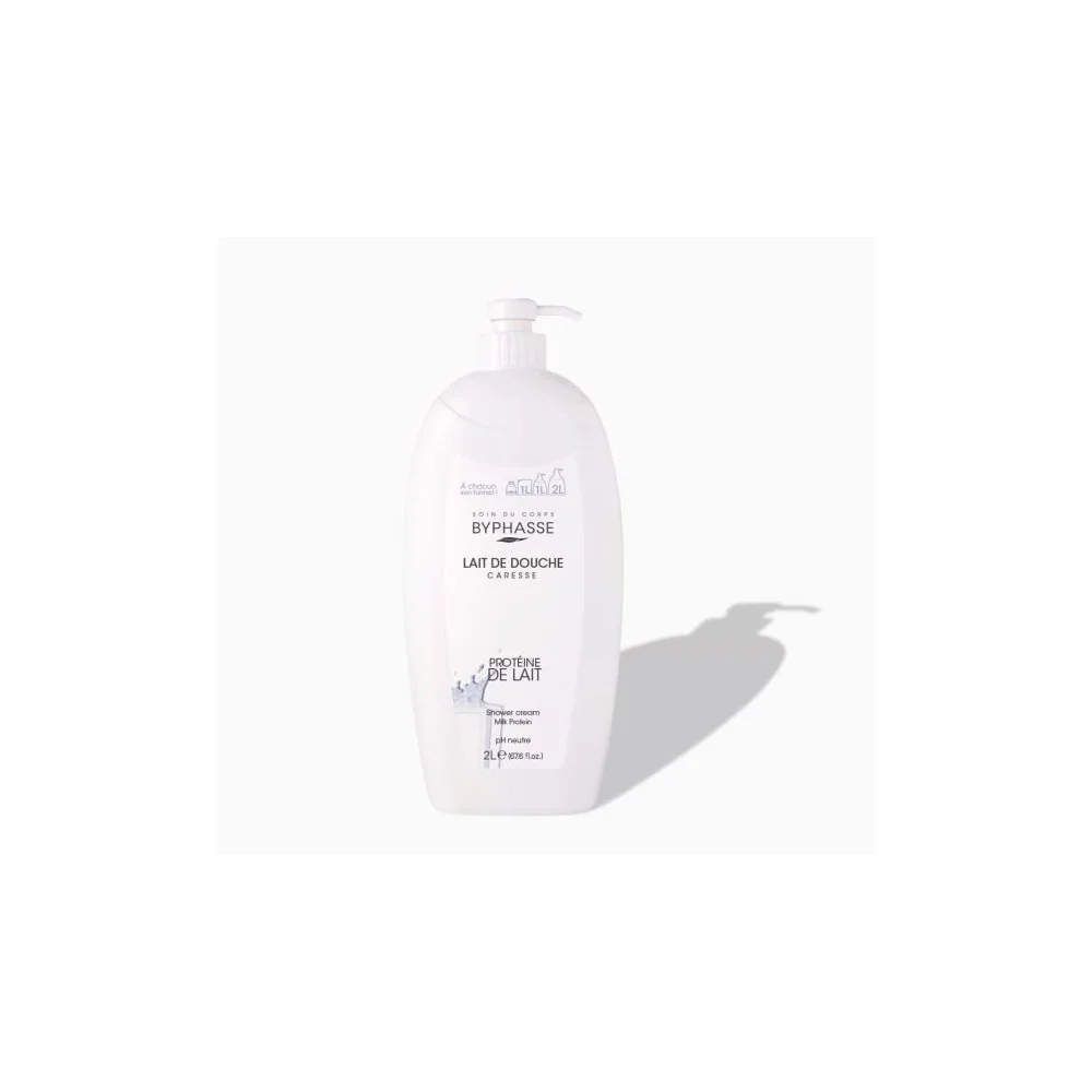 BYPHASSE LAIT DE DOUCHE CARESSE 2L PROTÉINE DE LAIT pour Femmes