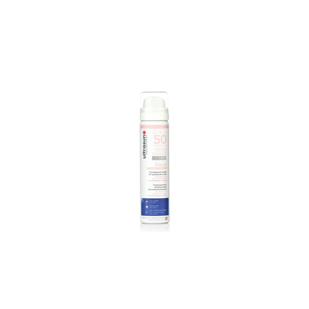 ULTRASUN BRUME DE PROTECTION UV FACE & SCALP SPF50 75 ML pour Beauté