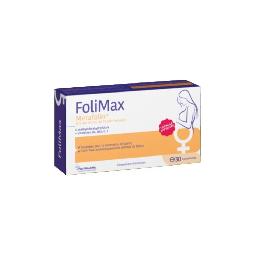 FOLIMAX METAFOLIN BOITE DE 30 pour Femmes