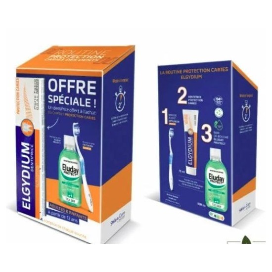 ELGYDIUM PACK ROUTINE PROTECTION CARIES - SOUPLE pour Coffrets et C...