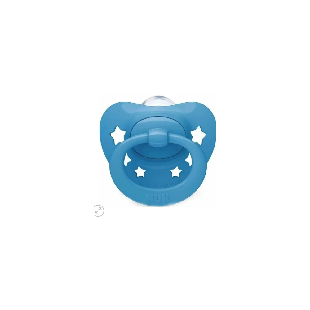 NUK Signature Day & Night Tetine Pour Bébé | 18-36 Mois | Apaise 95% Des Bébés | Sucettes En Silicone Sans BPA, En Forme De Cœur | Brille Dans Le Noir