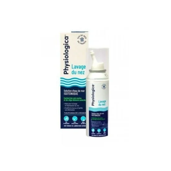 PHYSIOLOGICA - LAVAGE DU NEZ SOLUTION D'EAU DE MER ISOTONIQUE SPAY ...