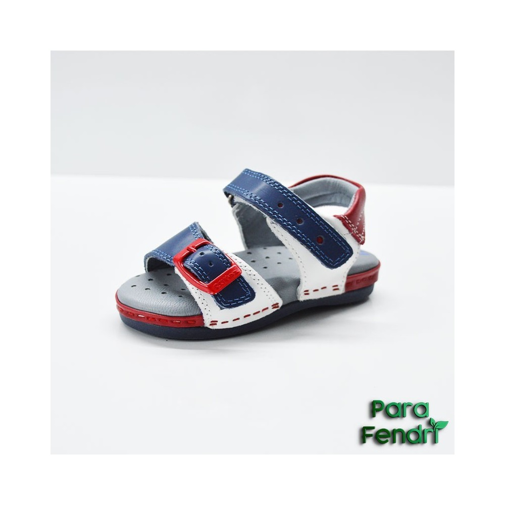 STI SANDALE BLANC+BLEU+ROUGE pour Produits Paramédicaux