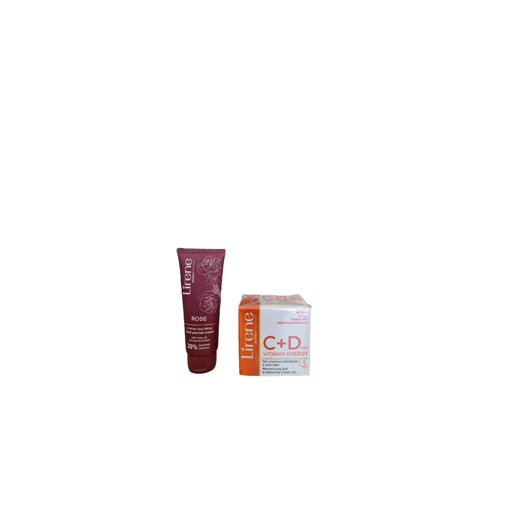 lirene pack crème gel C+D et E + crème main pour Beauté