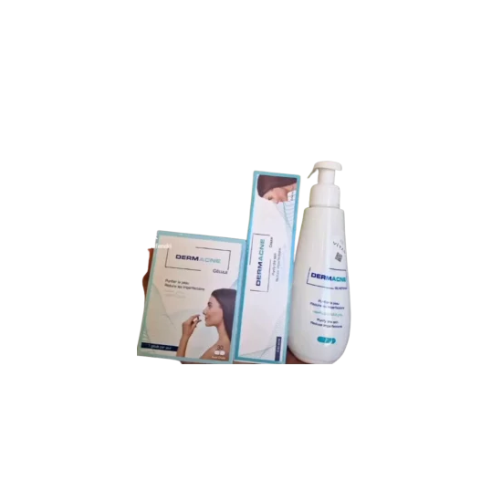 dermacne pack gel nettoyant + creme + gellules pour Beauté