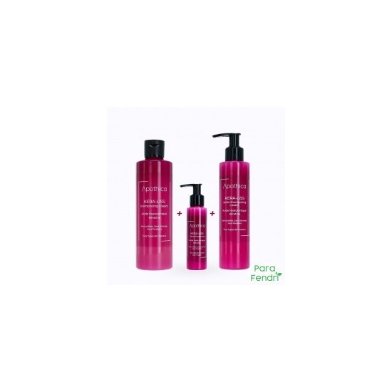 APOTHICA PACK KERA LISS SHAMPOING LISSANT + APRÈS SHAMPOING + CRÈME...